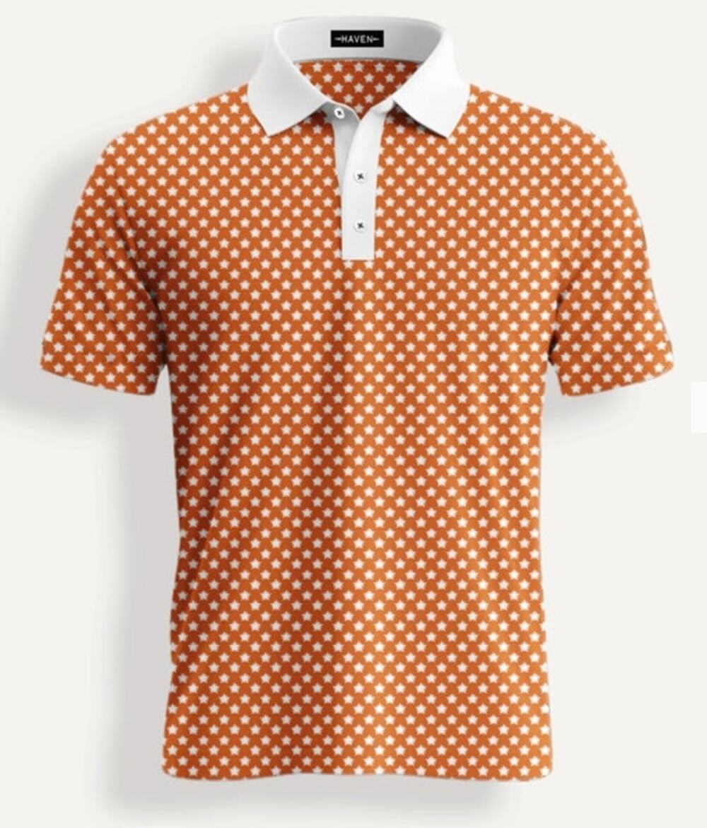 NWOT Mens Haven Golf The Lone Star Polo Size Medium